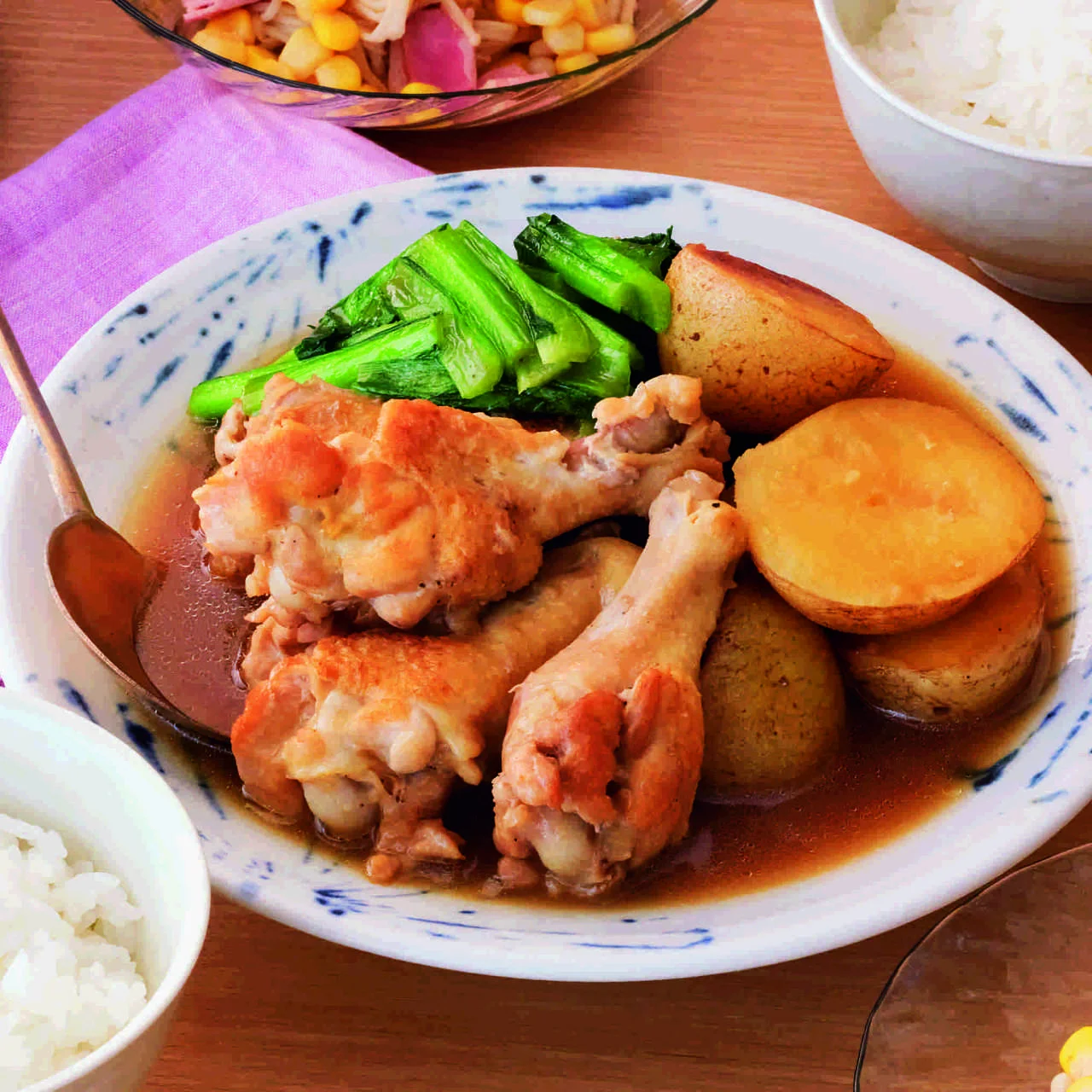 手羽元と新じゃがのオイスター煮