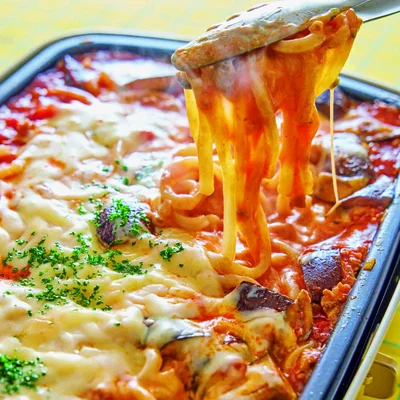 うどんラザニア