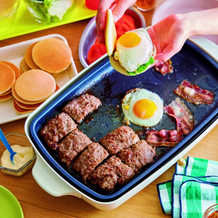 セルフパンケーキバーガー