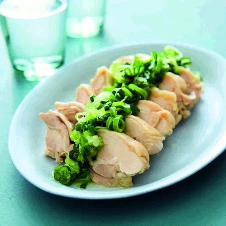 しっとりゆでどり台湾風ねぎ油ソース