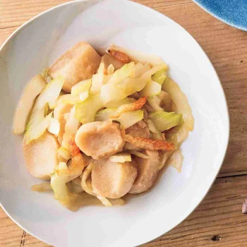 セロリと麩の煮びたし