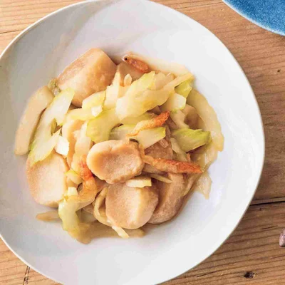 セロリと麩の煮びたし