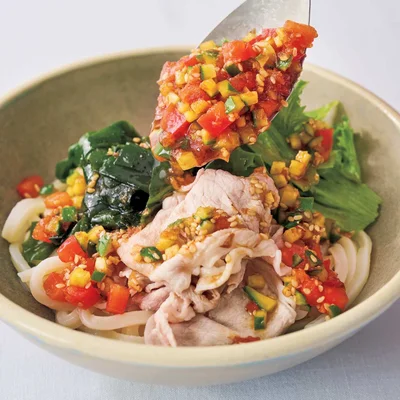 豚しゃぶサラダうどん