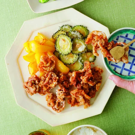 豚こまから揚げ