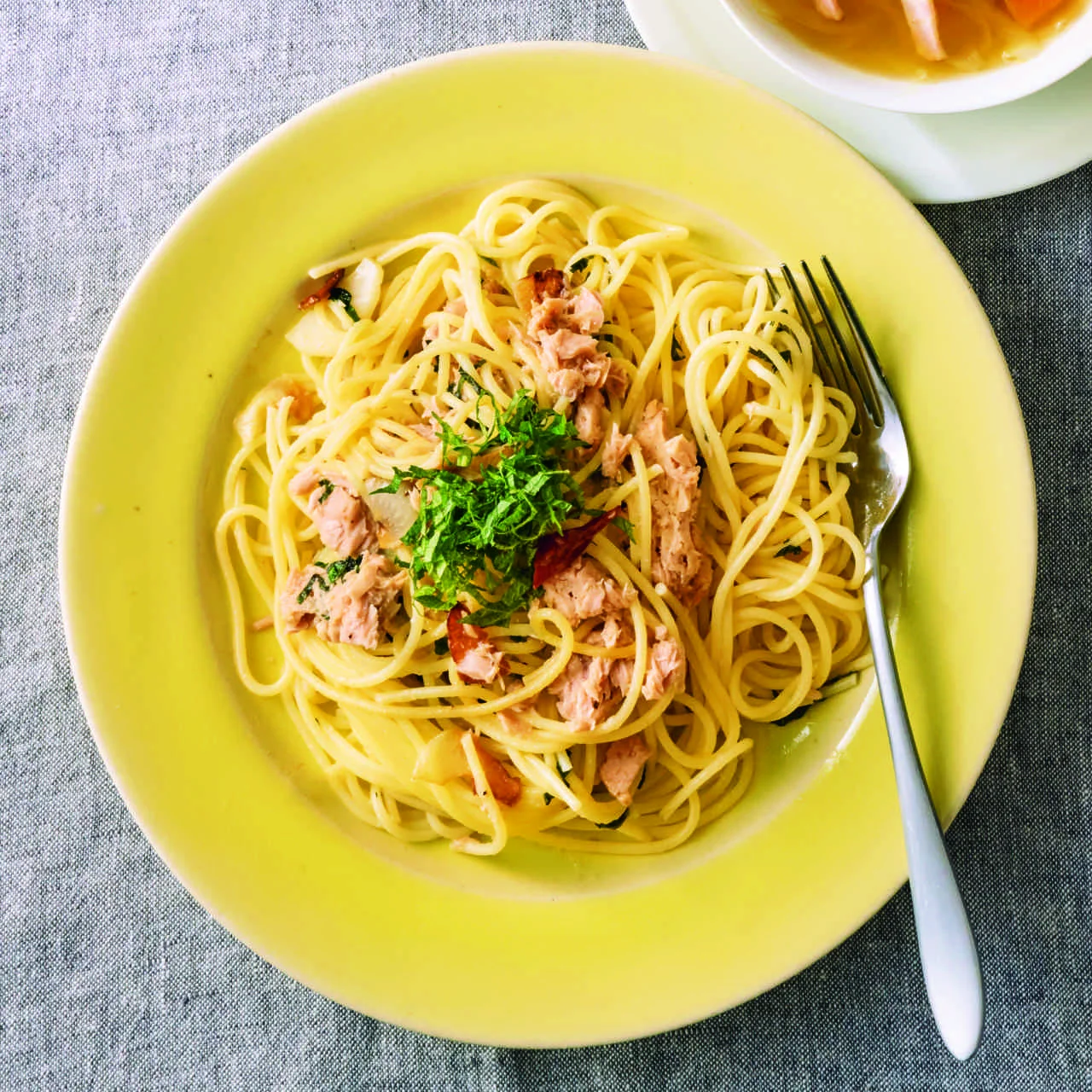 ツナと青じそのパスタ