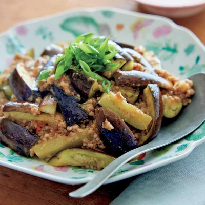 レンチン麻婆なす