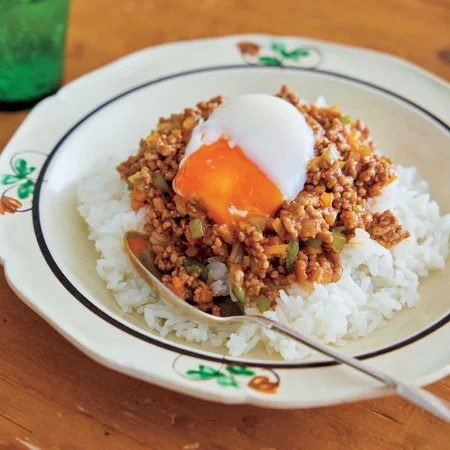 こねないハンバーグライス