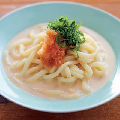 明太クリームうどん