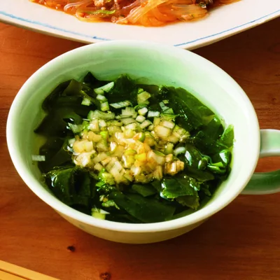 わかめの冷たいスープ