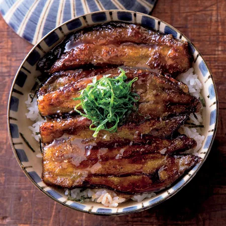 なすのかば焼き丼