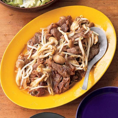 牛肉ともやしのスタミナ炒め