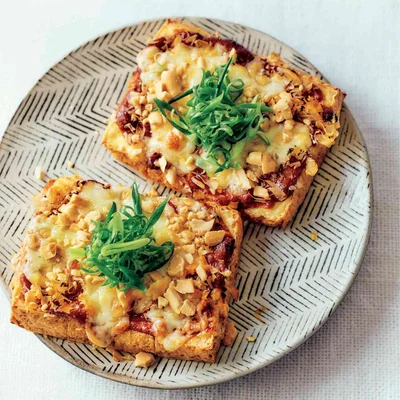 厚揚げのみそチーズ焼き