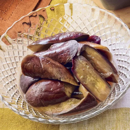 レンジなすの和風マリネ