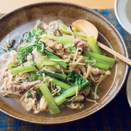 「豚こまと小松菜の塩昆布煮」の献立