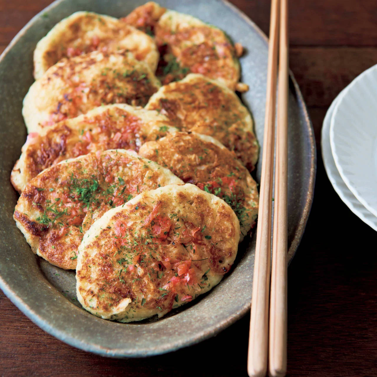 長いものぽち焼き