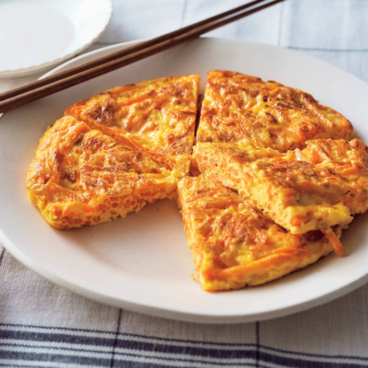 塩もみにんじんオムレツ