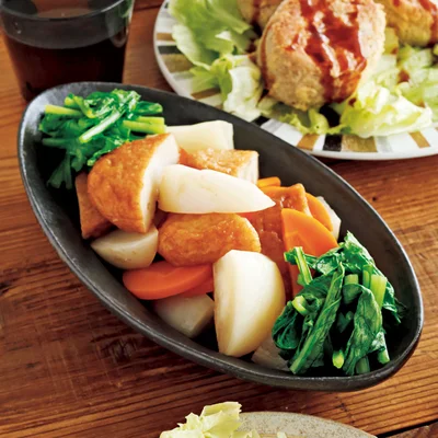 さつま揚げとかぶの煮もの