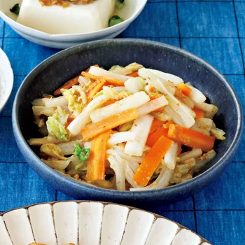 白菜のごまみそあえ