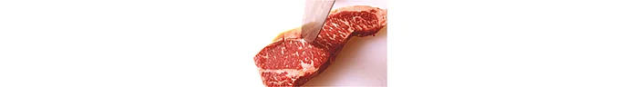 牛肉の筋切り