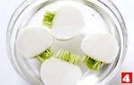 かぶの基本の扱い方(茎を残して皮をむく（４）の画像