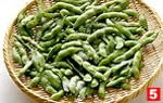 枝豆の基本の扱い方(塩ゆで(5)の画像