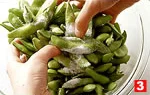 枝豆の基本の扱い方(塩ゆで(3)の画像