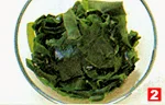 わかめの基本の扱い方(乾燥わかめを戻す(2)の画像