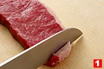 牛肉のサーロインの特徴と基本の扱い方(下ごしらえ(1)の画像