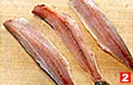 いわしの基本の扱い方(三枚におろす(2)の画像