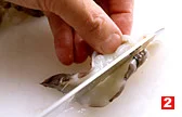 えびの基本の扱い方(背開き(開く)(2)の画像