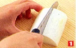 大根の切り方(いちょう切り(1)の画像