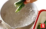 オクラの基本の扱い方(ゆでる（１）の画像