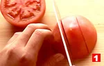 トマトの切り方(角切り（１）の画像