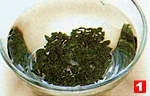 わかめの基本の扱い方(乾燥わかめを戻す(1)の画像