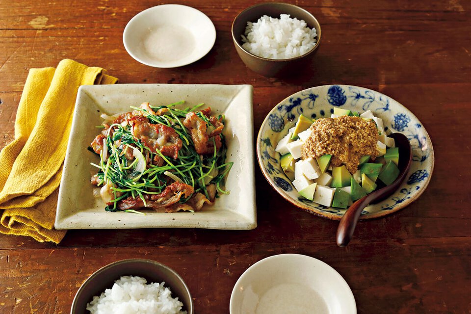 豚バラの豆苗炒め の献立 プロのレシピならレタスクラブ