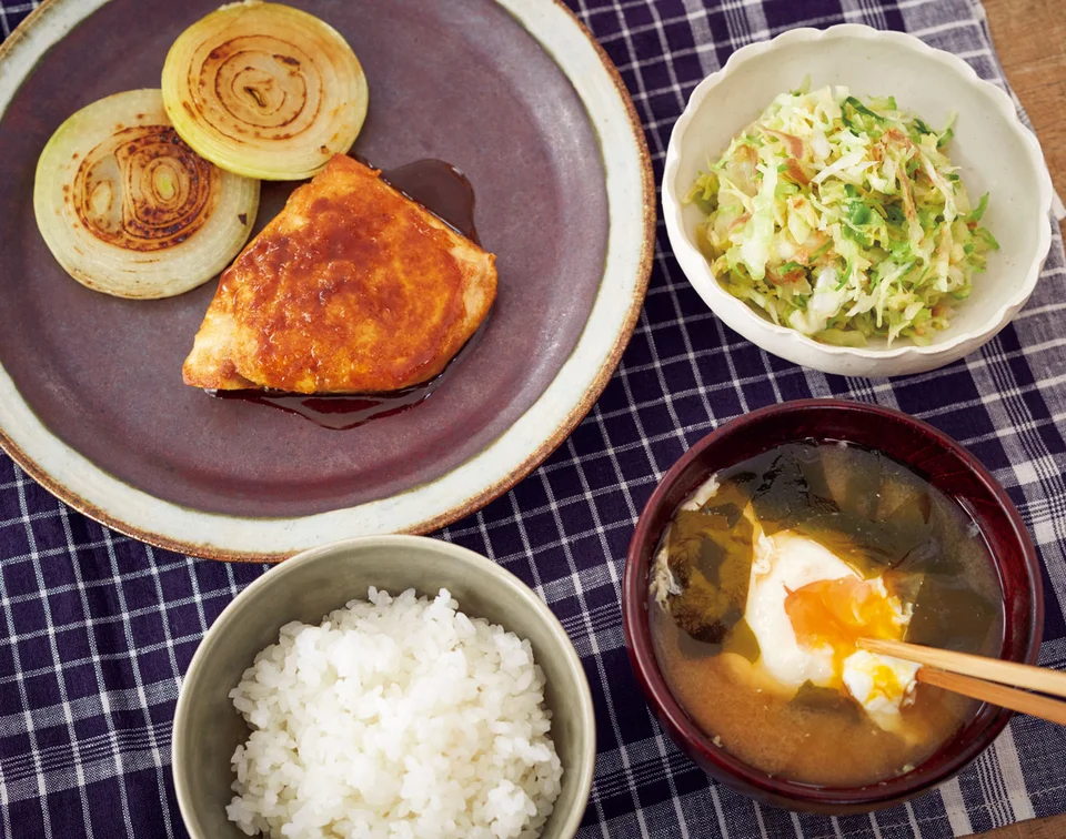 かじきのカレーバター照り焼き