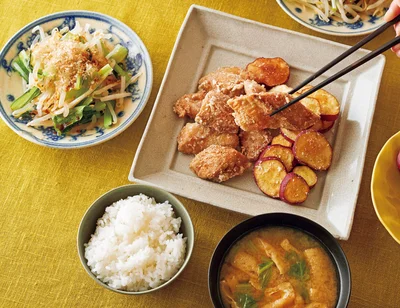 「さばの竜田揚げ」の献立