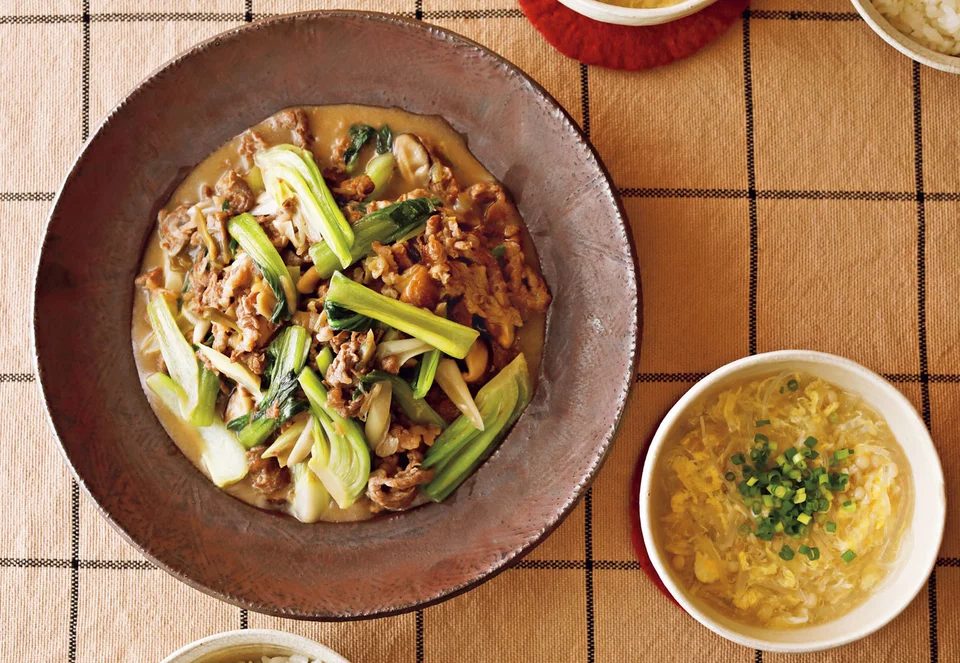 牛肉と野菜のザーサイ炒め