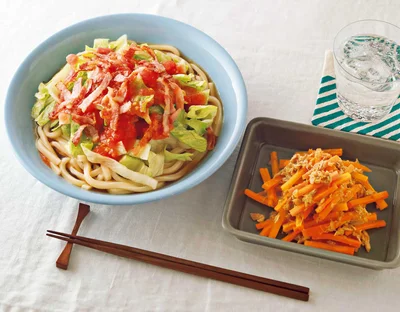 「冷やしBLTうどん」の献立