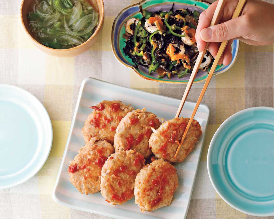 もやしつくねの梅照り焼き の献立 プロのレシピならレタスクラブ