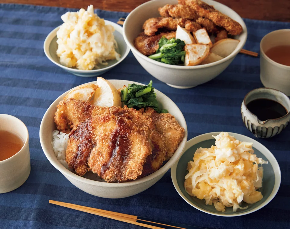 ソースチキンカツ丼