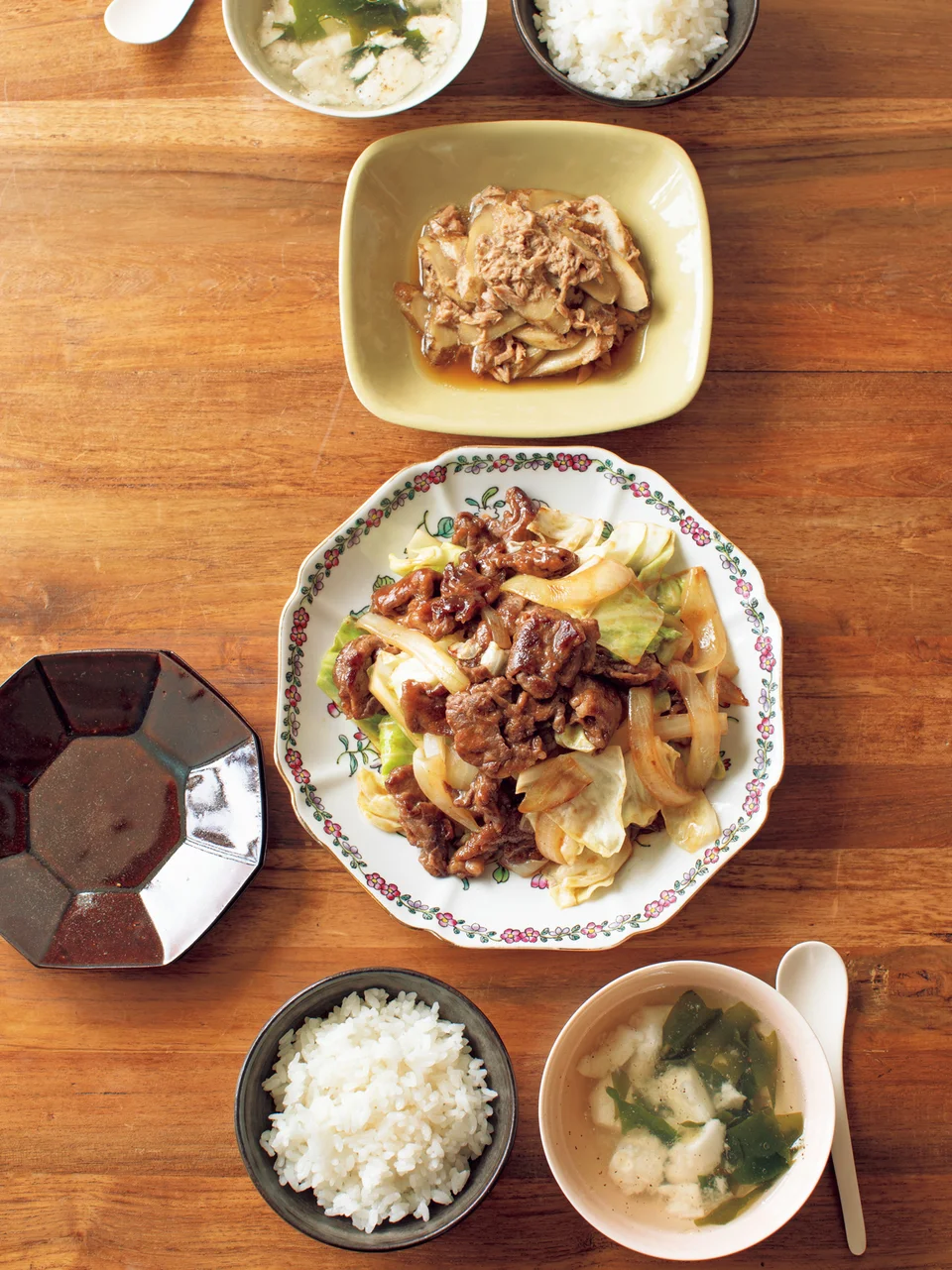 牛肉とキャベツのオイスター炒め