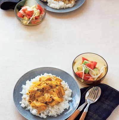 「タンドリーなチキンカレー」の献立