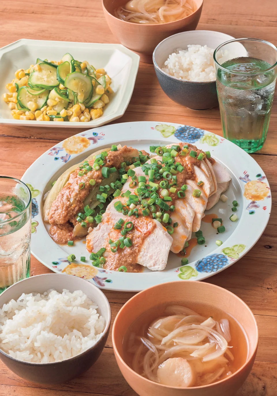とり肉となすの棒々鶏（バンバンジー）