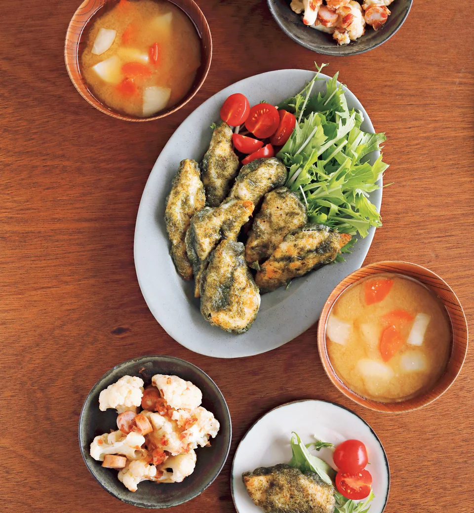 ささ身の磯辺焼き