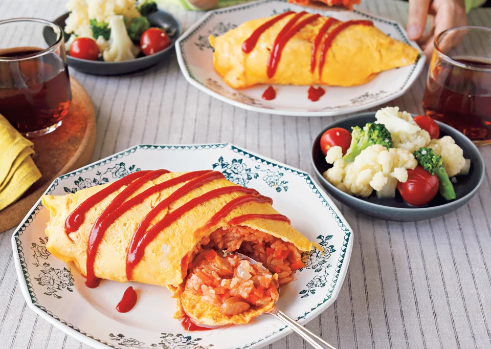 レンジオムライス