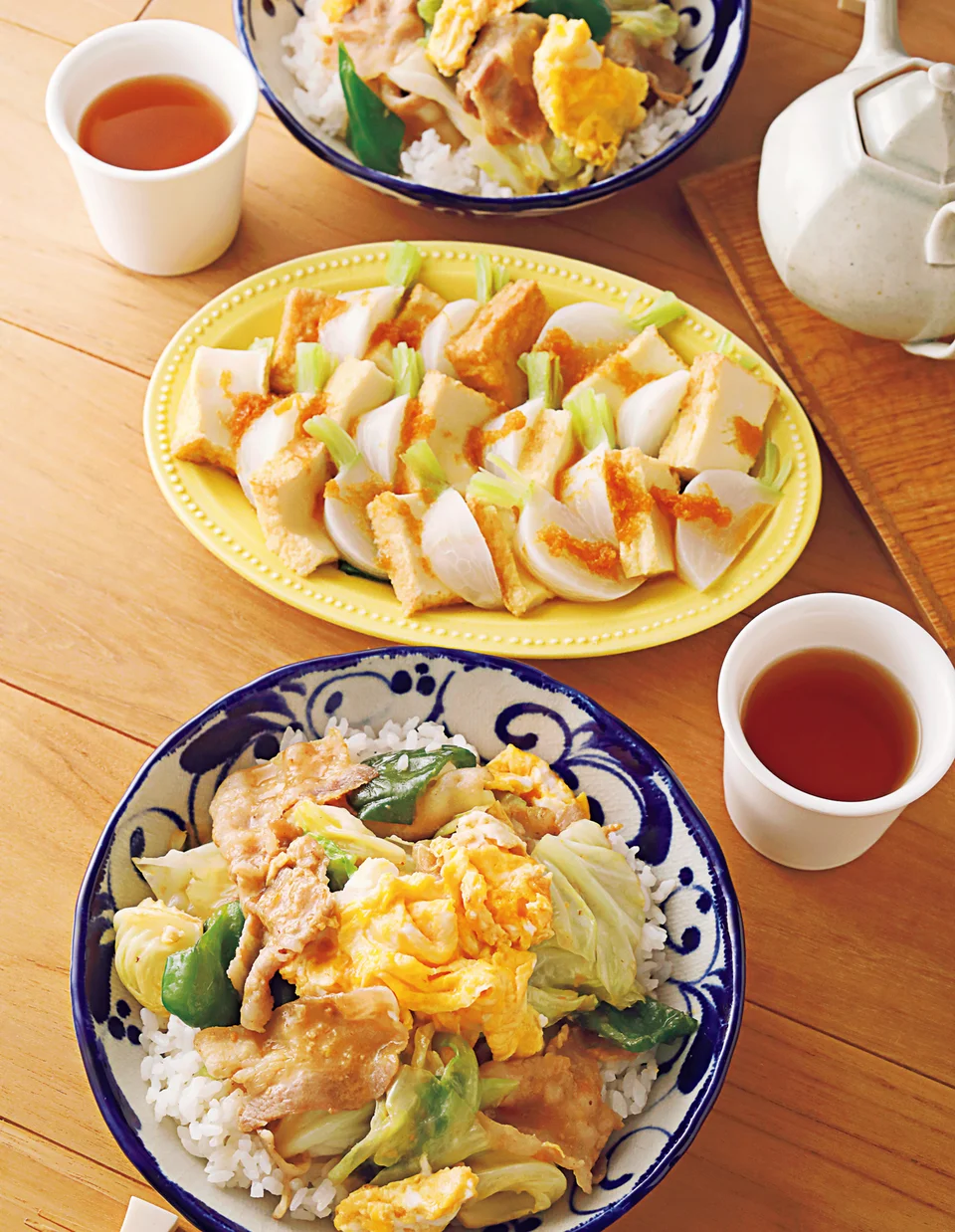 豚玉キャベツのスタミナ丼