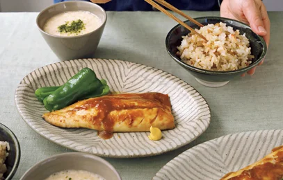 「ごぼうと桜えびの混ぜご飯」の献立