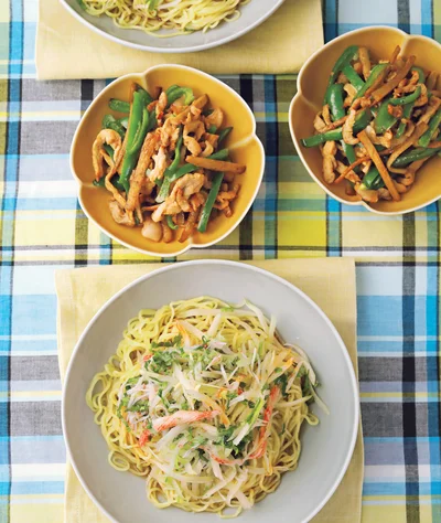「冷やしセロリ麺」の献立