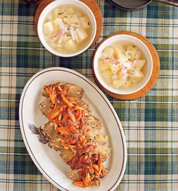 「きのこたっぷりミートローフ」の献立